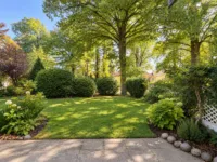 Gartenfläche mit KI modifiziert