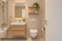 Wohnzimmer KI modifiziert