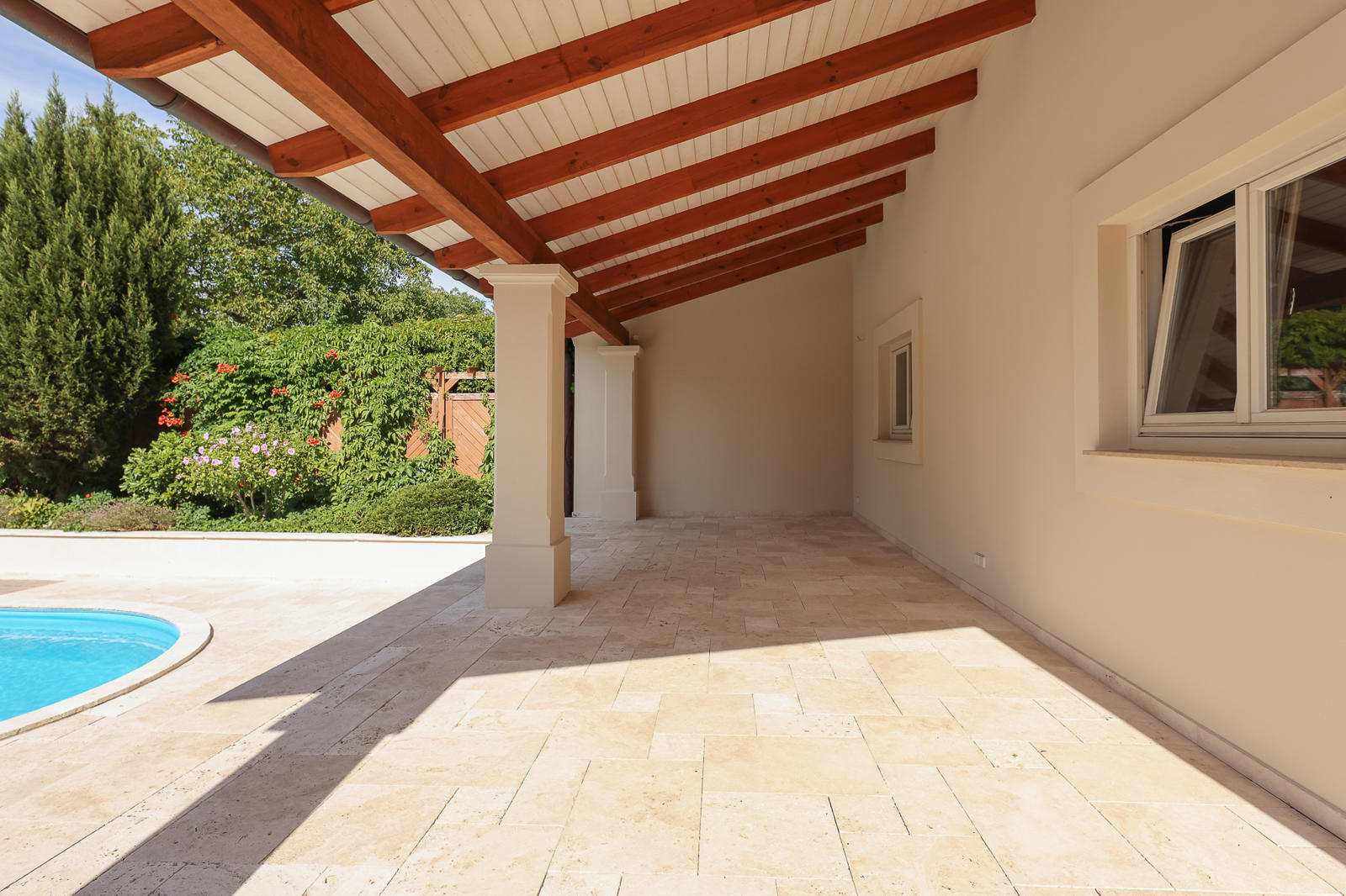 Terrasse Gartenhaus