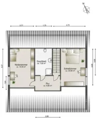 Grundriss Dachgeschoss