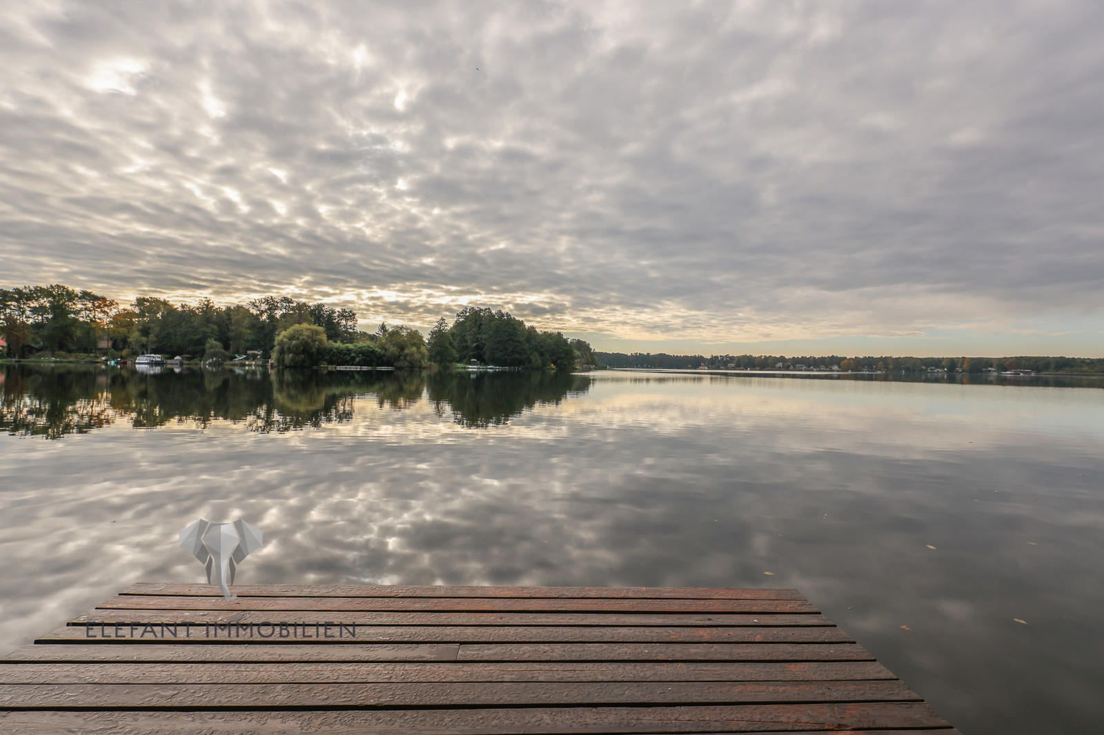 Blick vom Steg